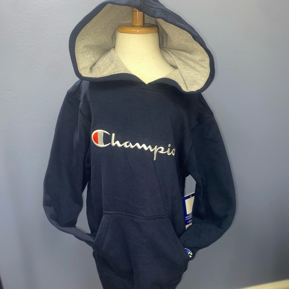 Champion Kids Navy Hoodie